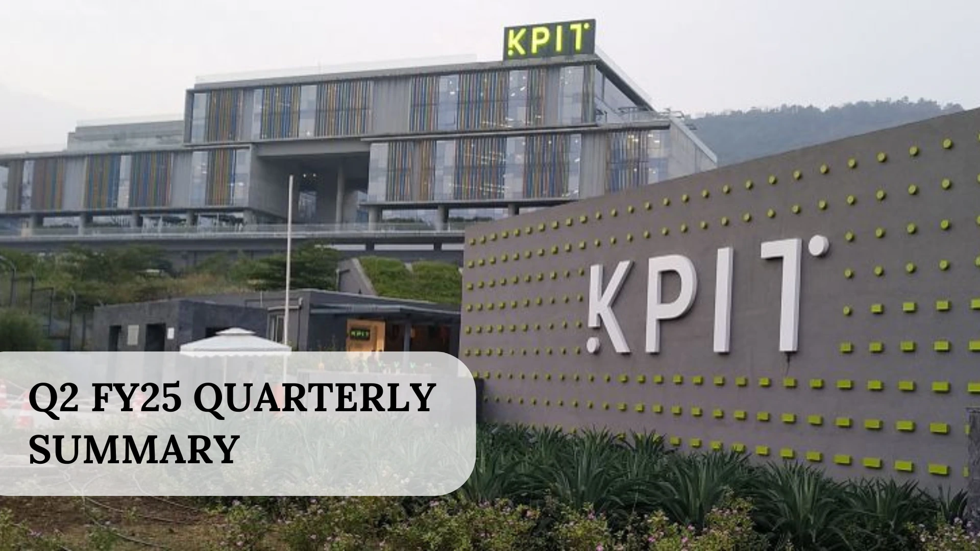 KPIT Technologies Reports Record Profits and Strategic Expansion in Q2 FY2025
