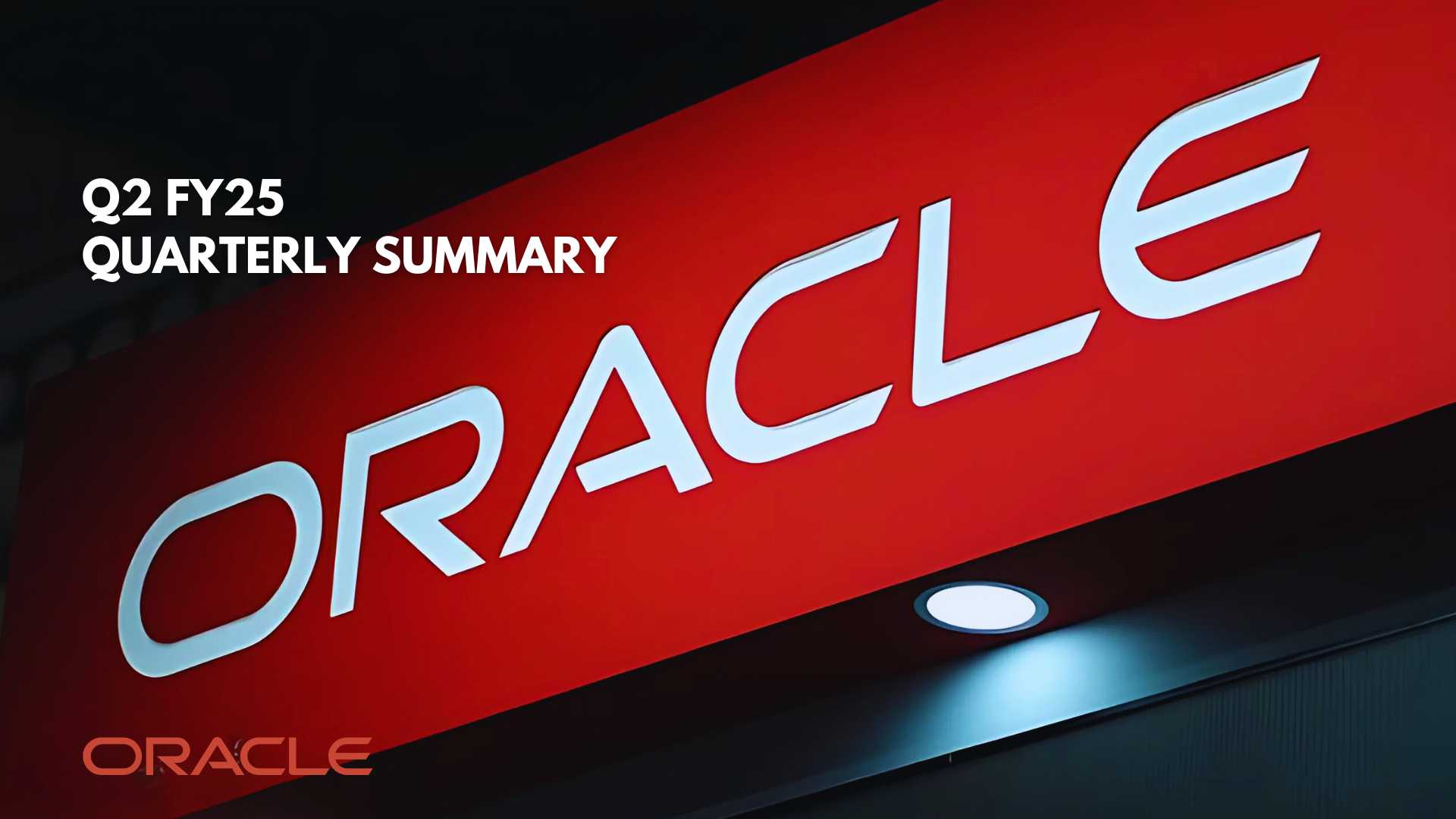  Q2 FY25, Oracle  