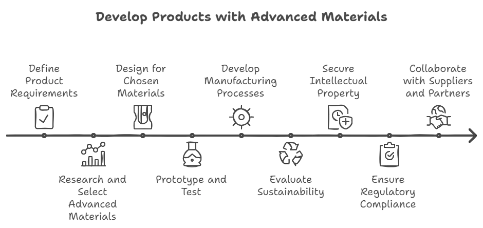 steps to apply advanced materials science